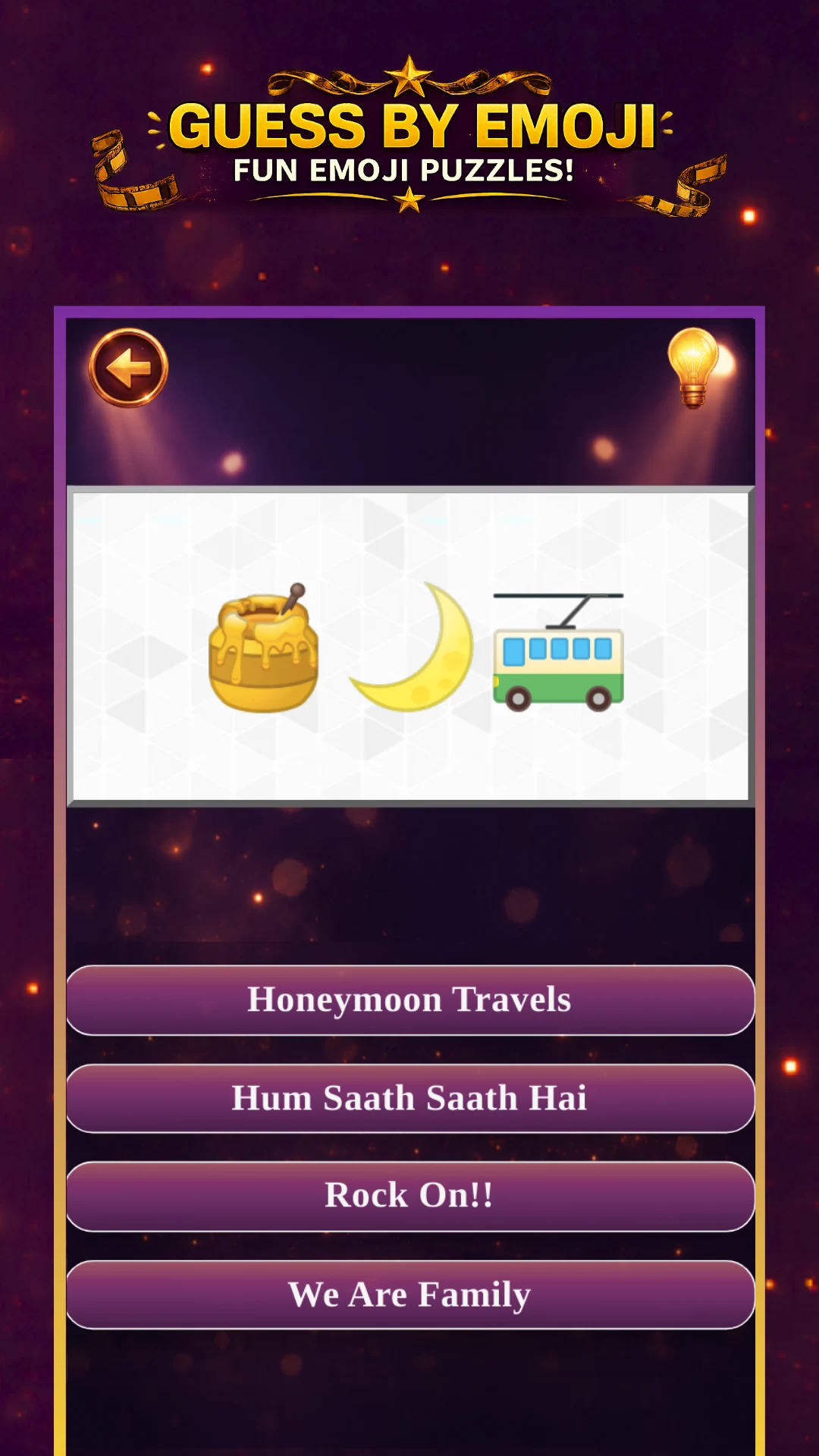 Bollywood Movies Guess - Quiz screenshot
