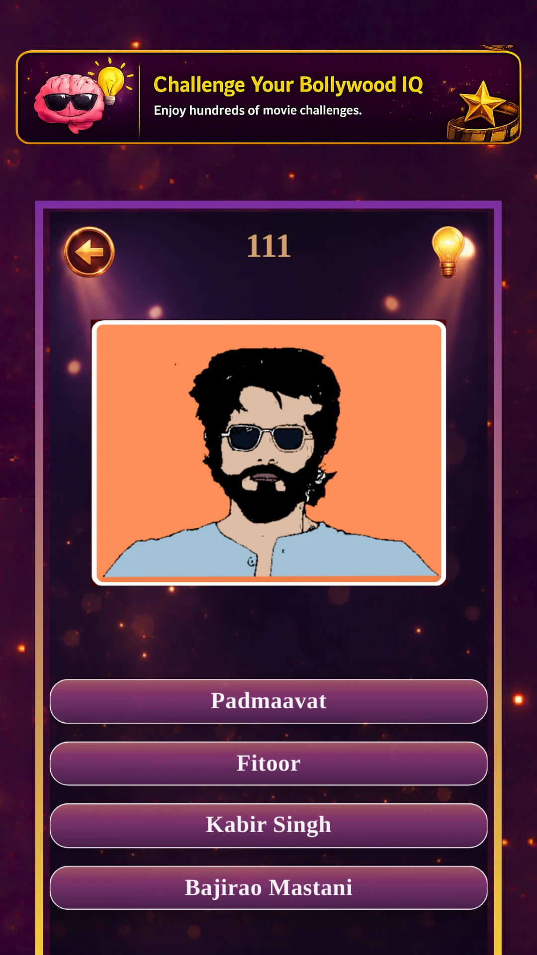 Bollywood Movies Guess - Quiz screenshot